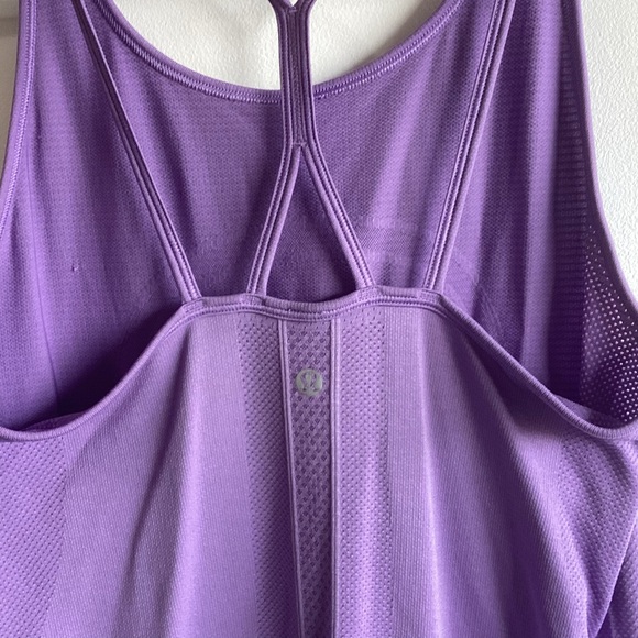 Lululemon Swiftly Tech Strappy Tank Enchanted Iris Size 8 - Picture 4 of 6